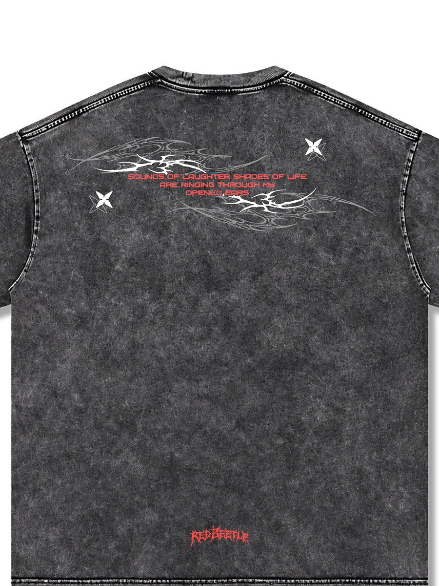 RedBeetle Acid Wash Oversize T-shirt