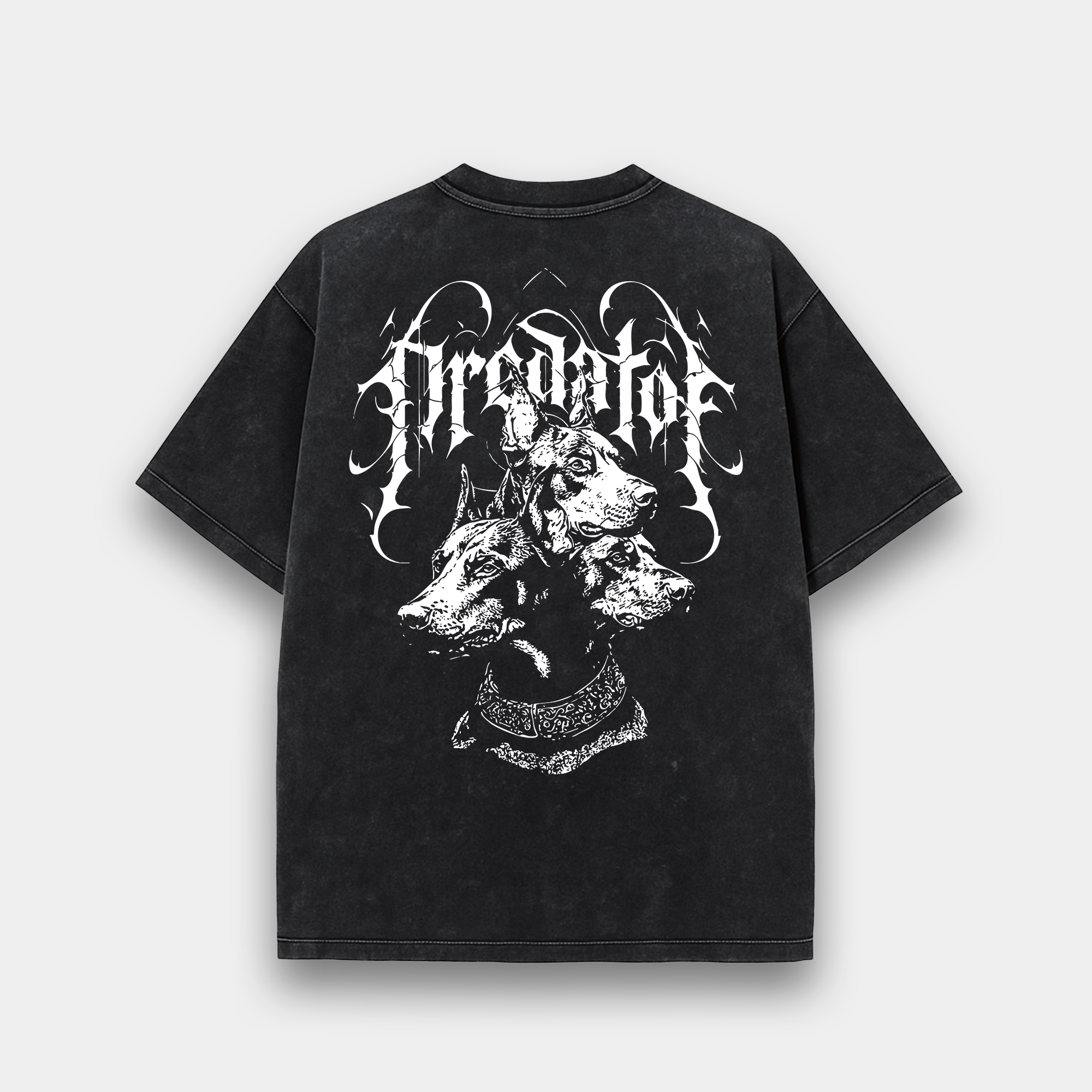 Predator Acid Wash Oversize T-shirt