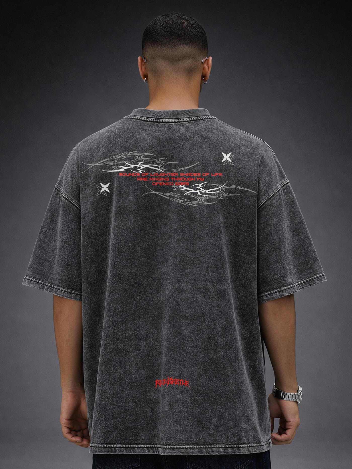 RedBeetle Acid Wash Oversize T-shirt
