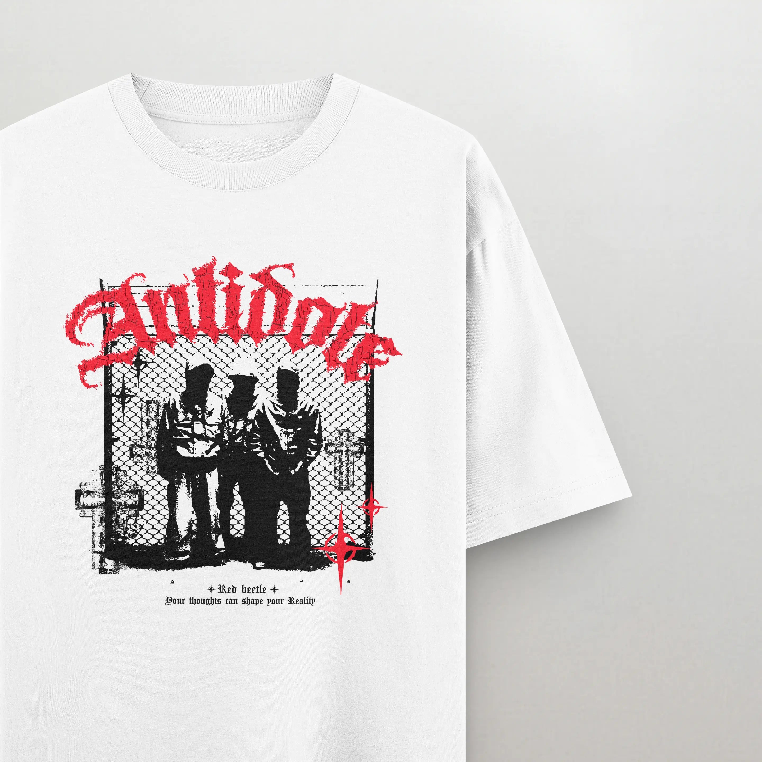 Antidote Oversized T-Shirt Red Beetle