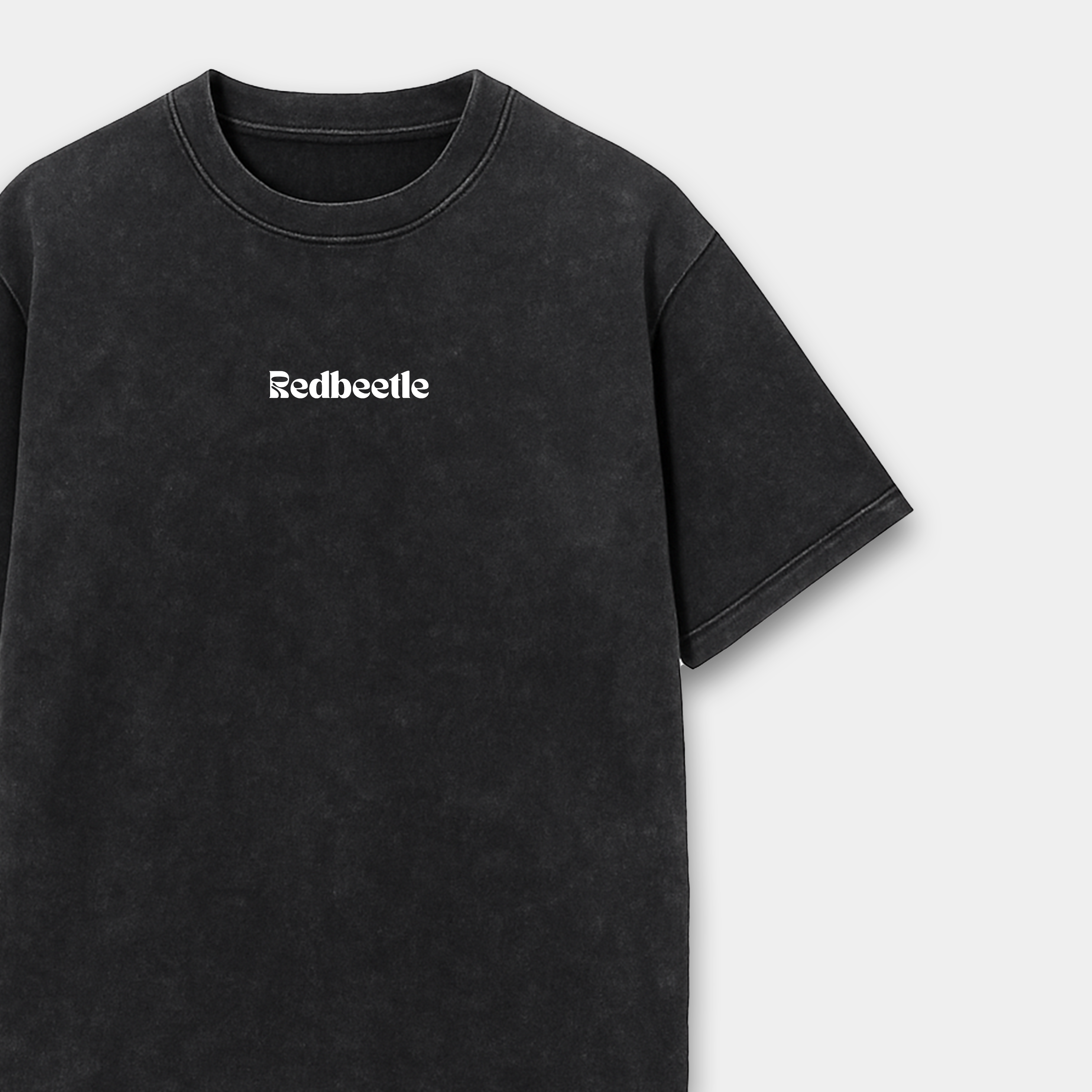 Red Beetle Acid wash Oversize T-shirt Red Beetle