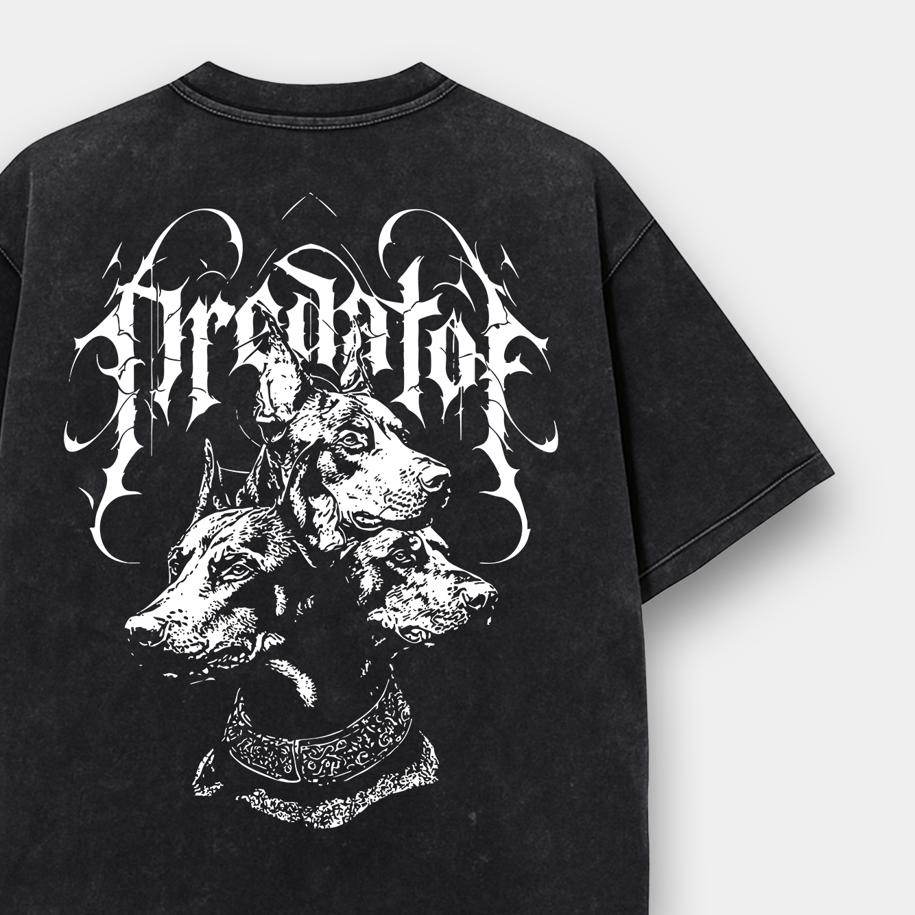 Predator Acid Wash Oversize T-shirt