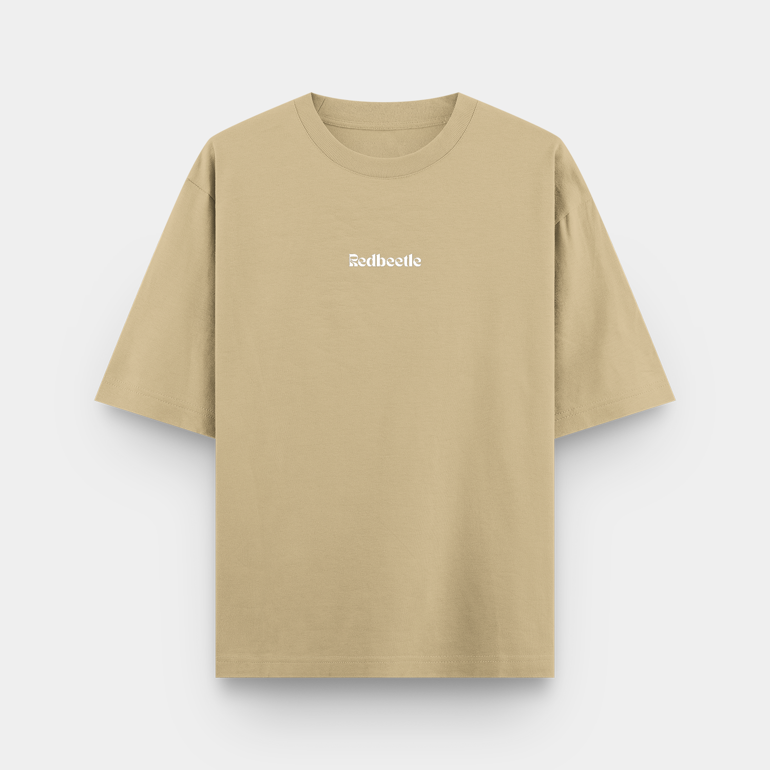 Men’s Oversized Essential Tees – Beige & Brown (2 Pack)
