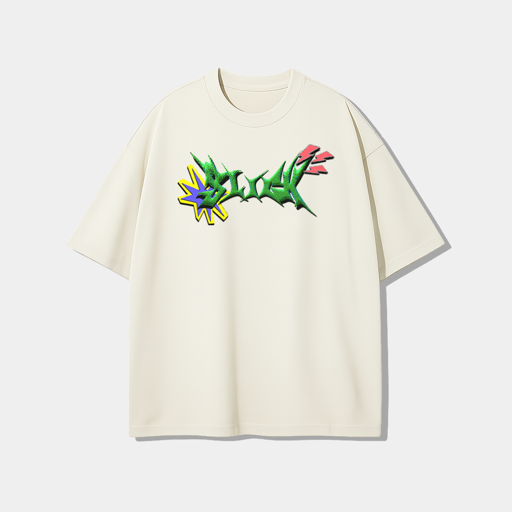 Slick Girl Off White Oversize T-shirt