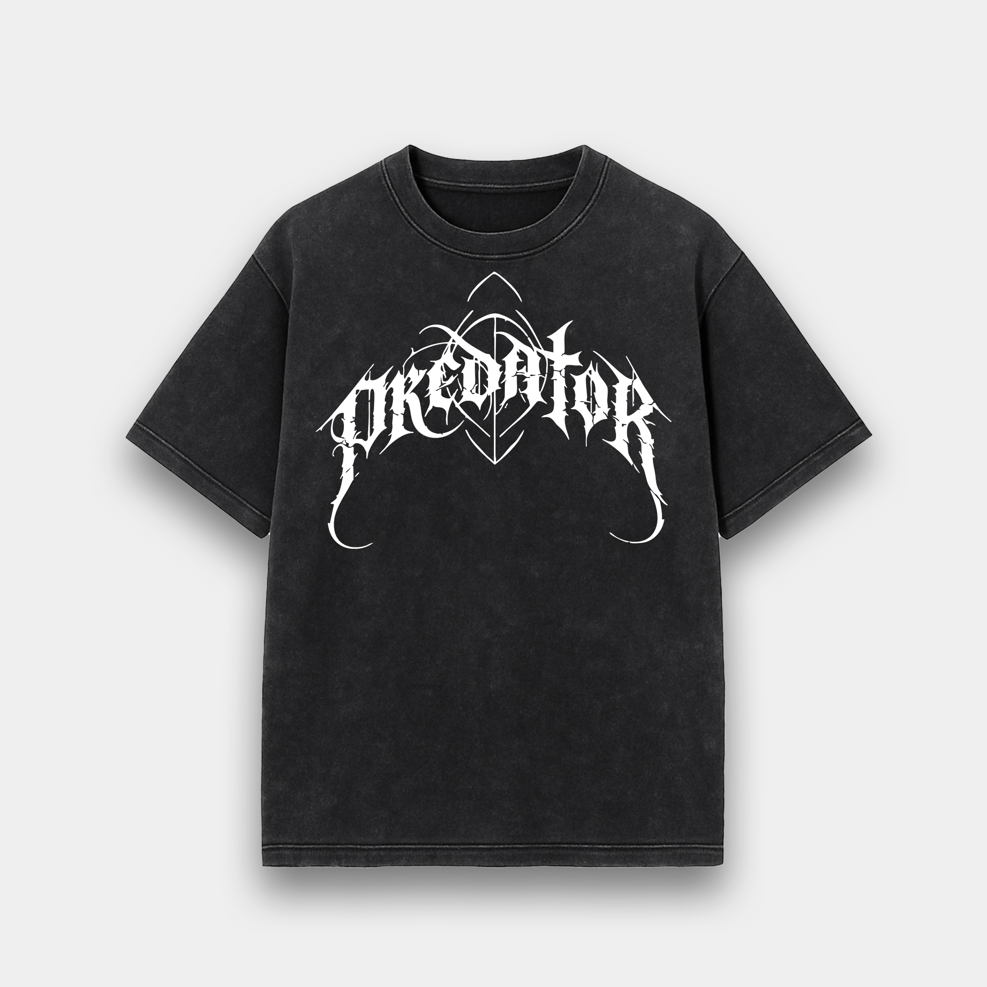 Predator Acid Wash Oversize T-shirt