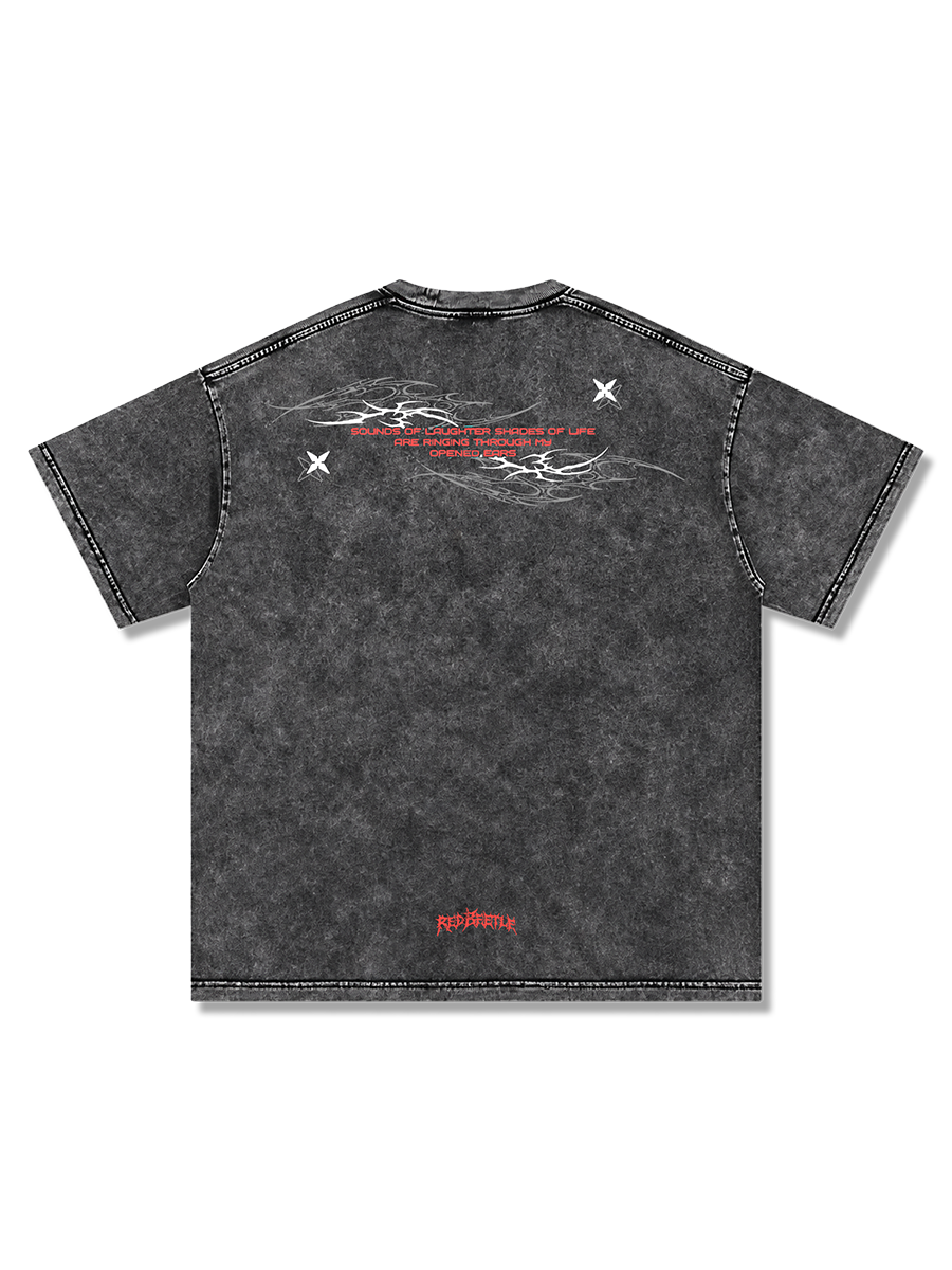 RedBeetle Acid Wash Oversize T-shirt