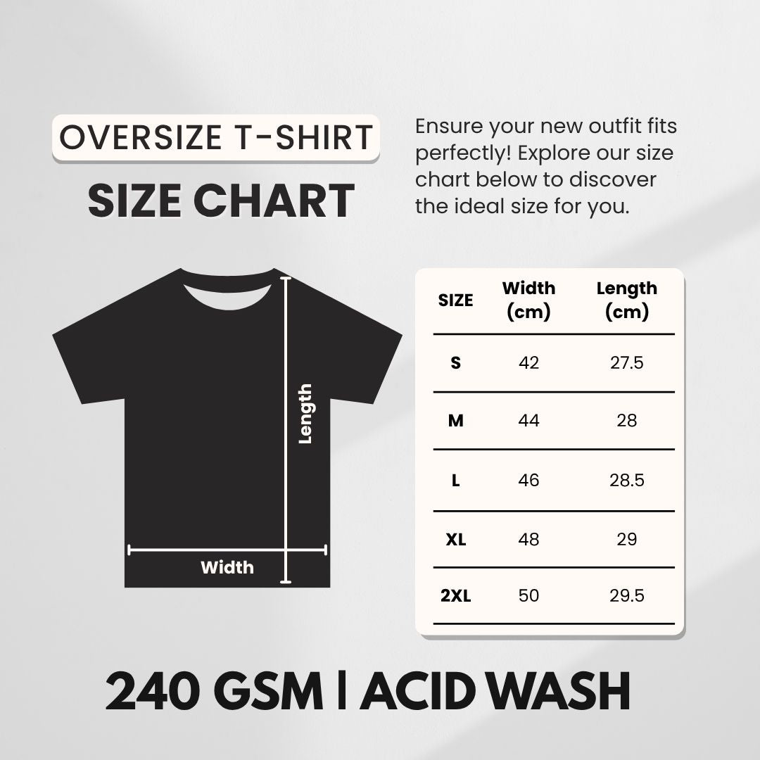 Aura Acid Wash Oversize T-shirt