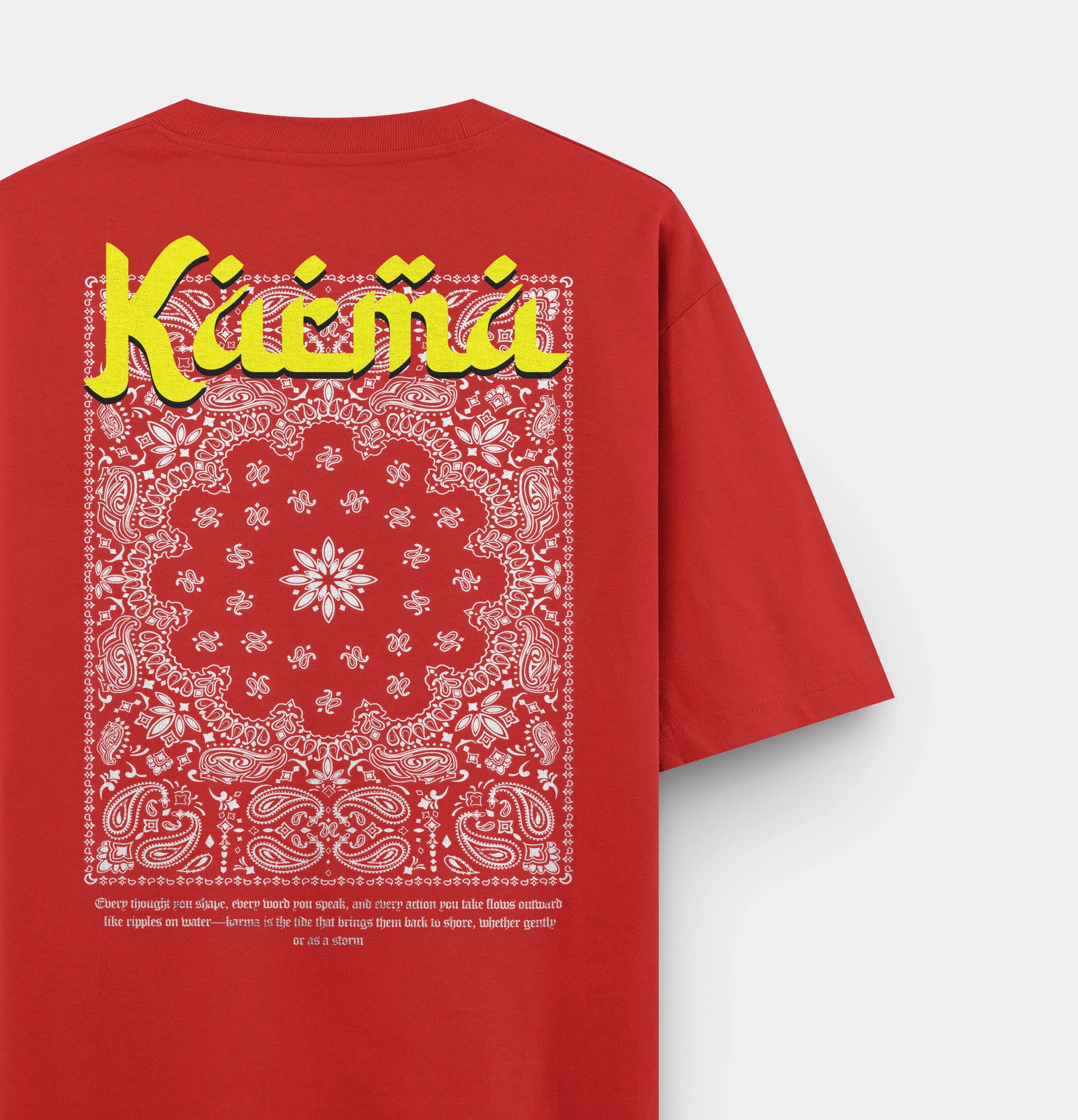 Karma Oversized T-Shirt Red Beetle