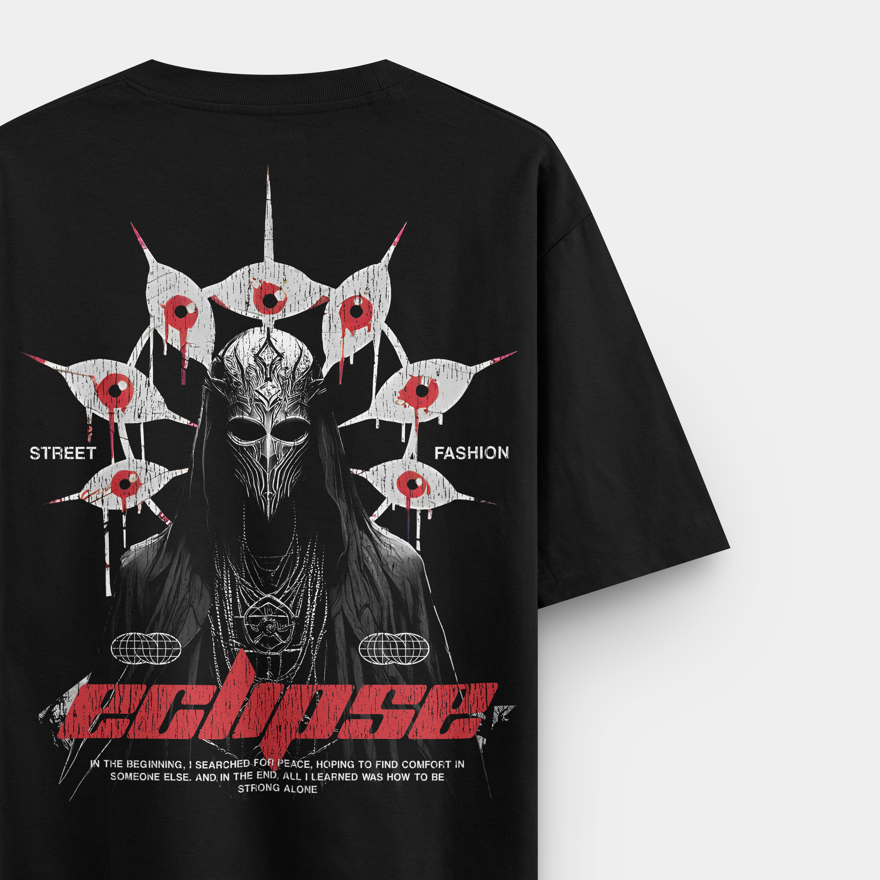 【EEUN】Eclipse Oversized Tee Eclipse Oversized T-Shirt – Red Beetle