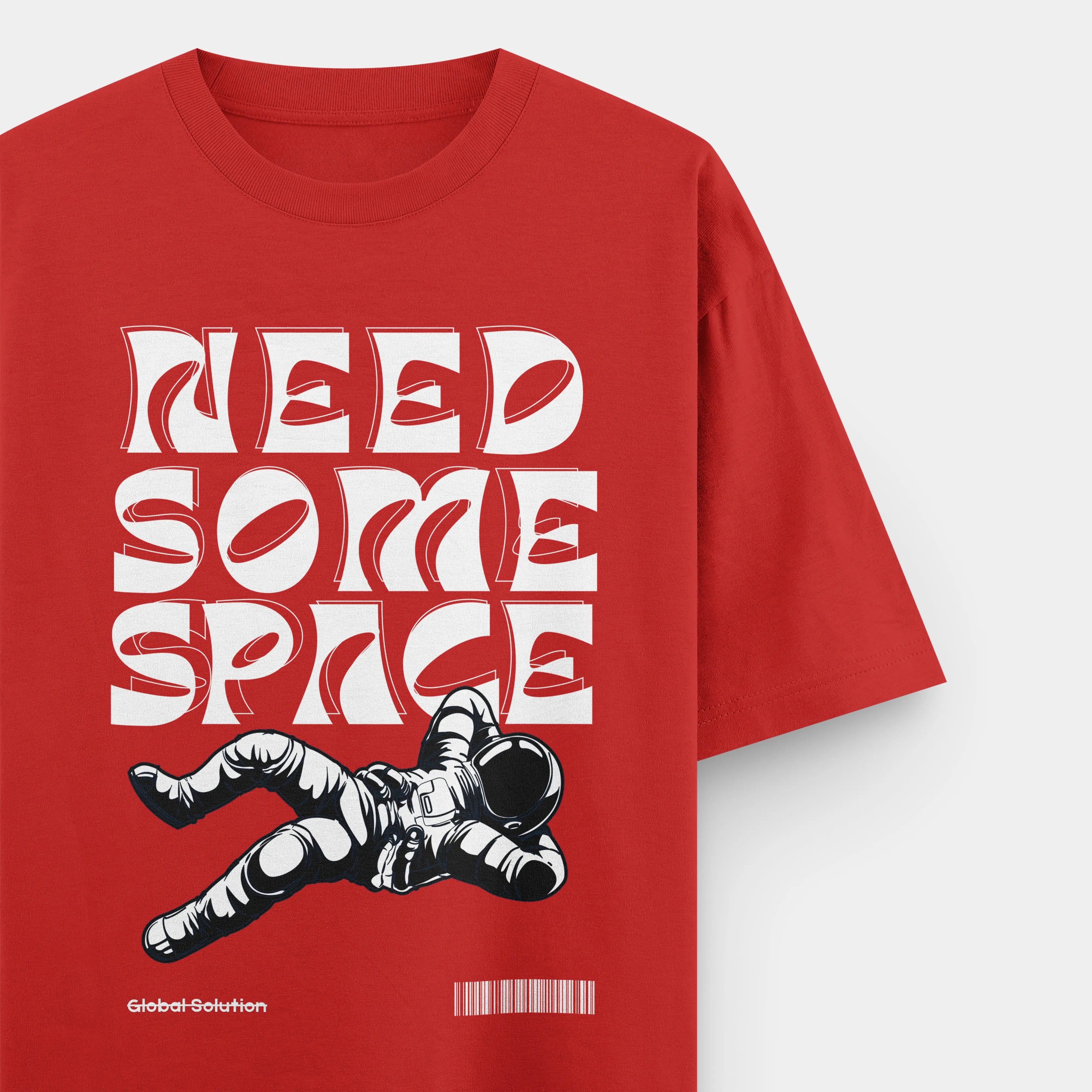Need Some Space Oversized T-Shirt Red Beetle