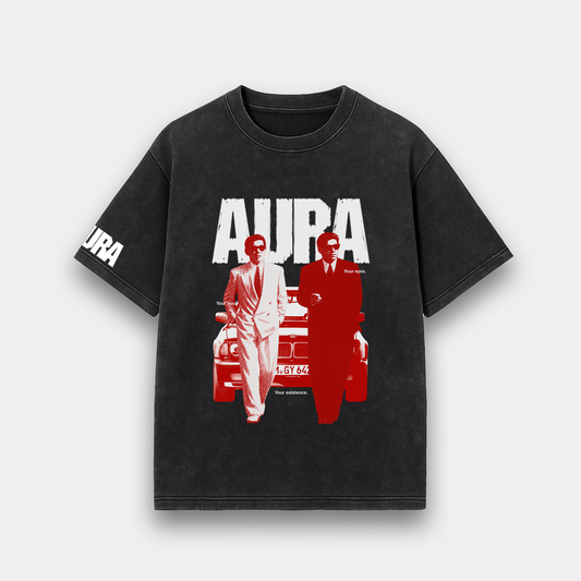 Aura Acid Wash Oversize T-shirt