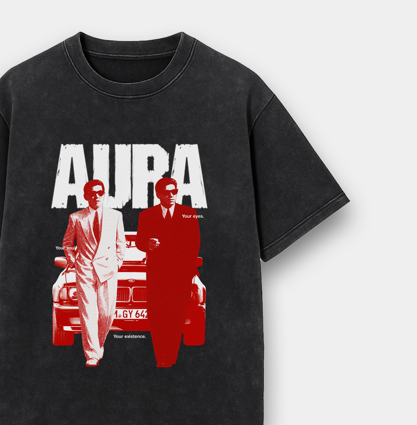 Aura Acid Wash Oversize T-shirt