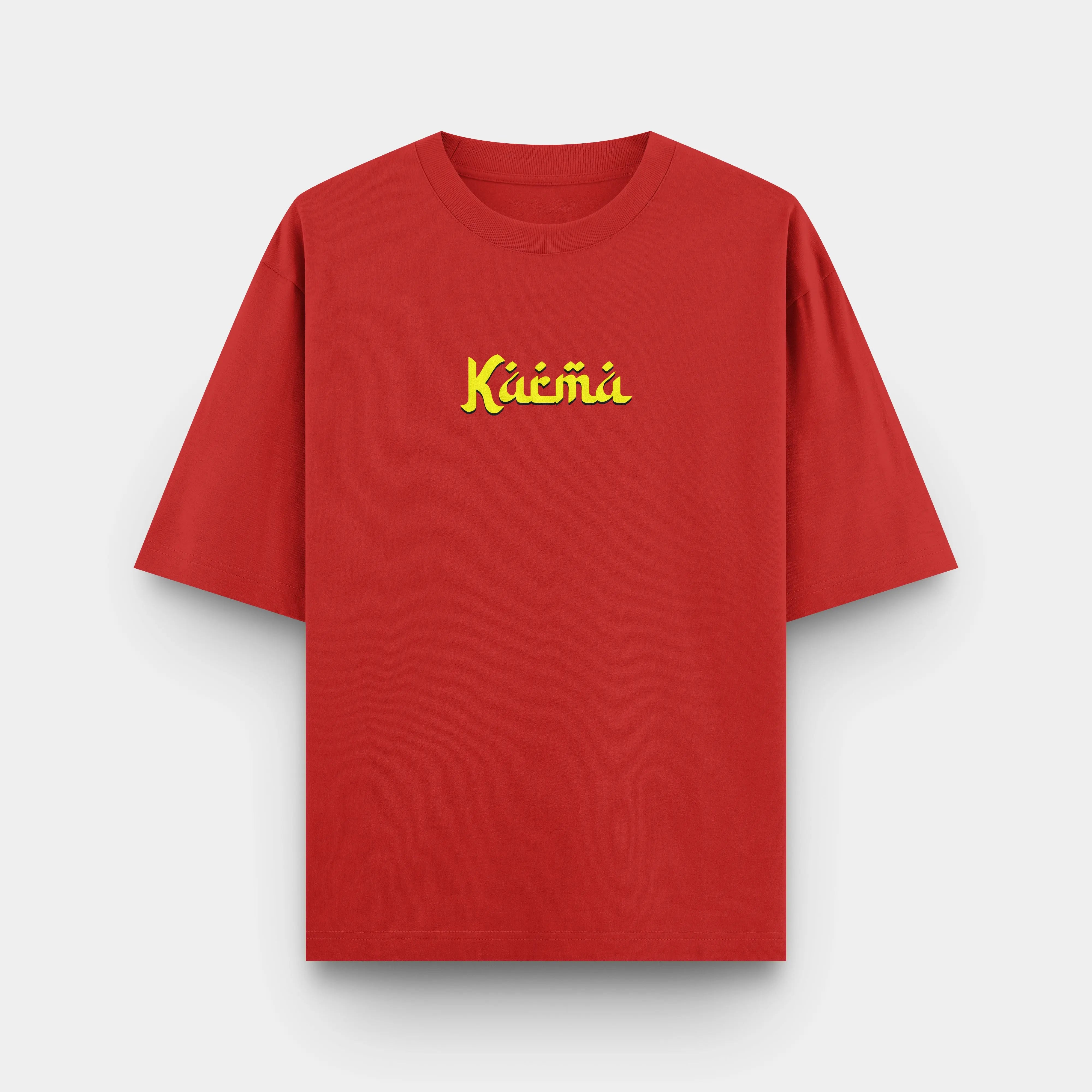 Karma Oversized T-Shirt Red Beetle